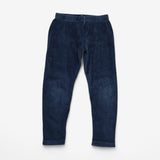 Navy velour leggings