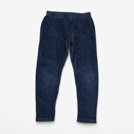 Navy velour leggings