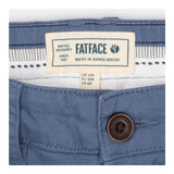 Blazey Blue Tapered Chino Trousers Cotton Stretch