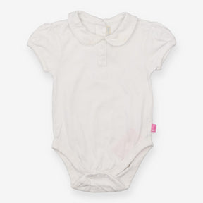 White Collared Bodysuit