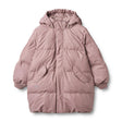 Dusty Lavender Coast PU Puffer Jacket