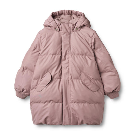 Dusty Lavender Coast PU Puffer Jacket