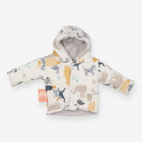 Reversible Jacket Grey and Safari 