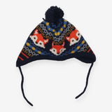 Navy Foxes Winter Hat 