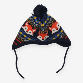 Navy Foxes Winter Hat 