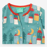 Green Trees and Houses Sleepsuit