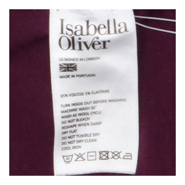 Isabella Oliver Essentials Long Sleeve V‑Neck Mate