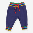 Joggers blue coloured stripe waist cuffs