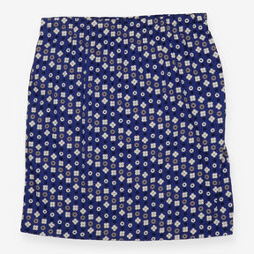 Woven Skirt Blue Floral Print