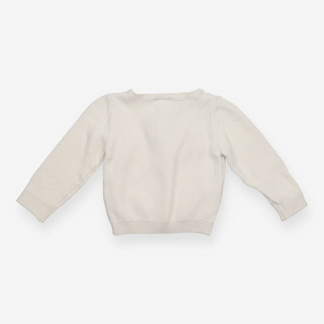 White Knit Cardigan