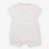 Romper grey stripe elephant pocket