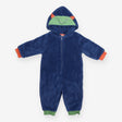 Pramsuit Blue Fleece animal face