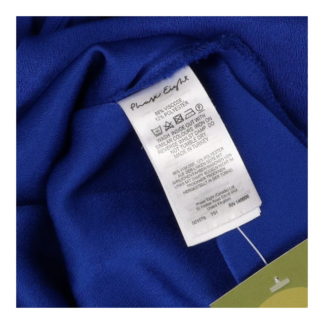 Blouse cobalt blue sleeveless