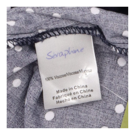 Navy Polka Dot Sleeveless Maternity Nursing Tunic 