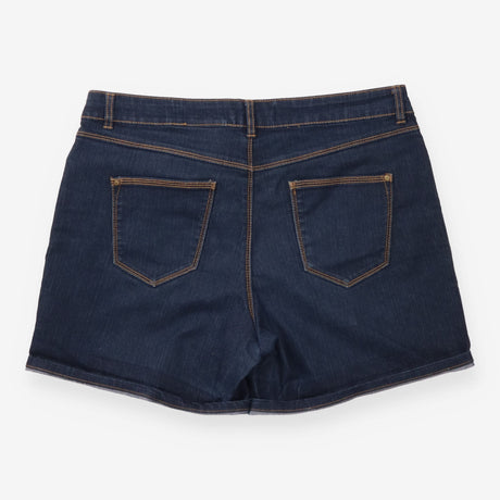 Camaïeu Dark Indigo Blue Stretch Denim Shorts
