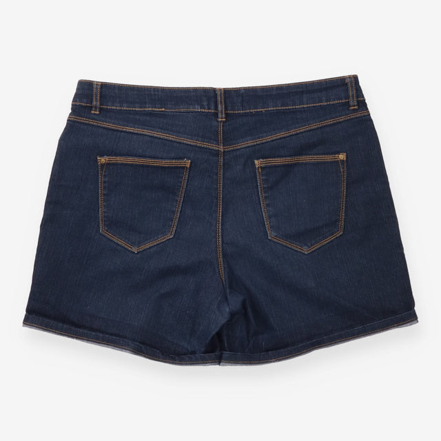 Camaïeu Dark Indigo Blue Stretch Denim Shorts