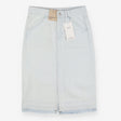 Denim Pencil Skirt Acid Wash