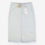 Denim Pencil Skirt Acid Wash
