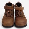 Boots Brown Zip up 