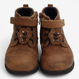 Boots Brown Zip up 