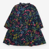 Navy Floral Dress