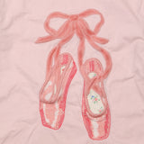 T-Shirt Long Sleeved Pink Ballet Shoes