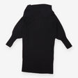 Knit Dress Black Cowl Neck Batwing Sleeve