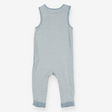 Romper Blue and White Strips