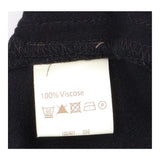 Trousers Black Wide Leg Tie Waist Fluid