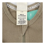 Wondersuit Khaki Green Waffle Zip Up
