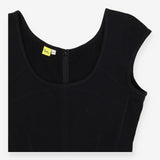 Paul Smith Black Structured Panelled Bodycon Mini 