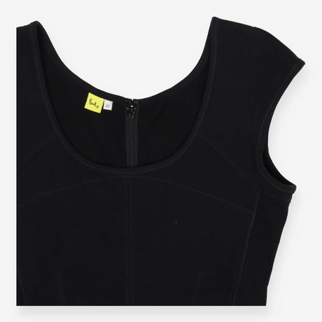 Paul Smith Black Structured Panelled Bodycon Mini 