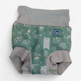 Happy Nappy Duo Green Animal Print