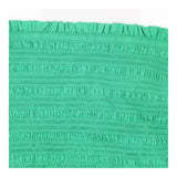 Shirred Bandeau Midi Dress Bright Green Pure Cotto