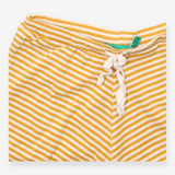 Shorts jersey yellow stripe drawstring