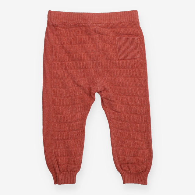 Joggers Knit Rust with Drawstring