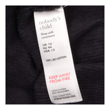 Cotton Corduroy V Neck Pinafore Mini Dress Black
