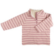 Fleece Lined Top - Breton Stripe Pink