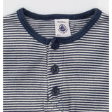 Blue and White Striped Long Sleeve
