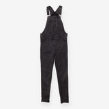 Black Washed Denim Maternity Dungarees