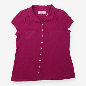 Berry Purple Short Sleeve Cotton Jersey Shirt Top