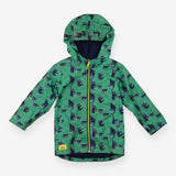 Little Lighthouse Raincoat green sloths monkeys