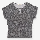 Dress black and white nursing - maternity