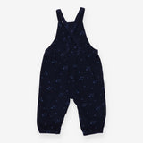 Dungarees button up navy stars