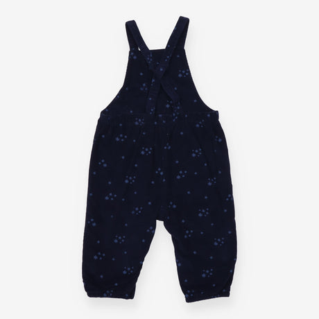 Dungarees button up navy stars