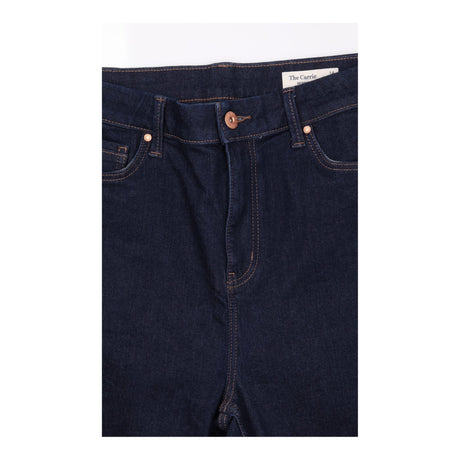 Jeans Dark Indigo High Waisted Skinny Denim