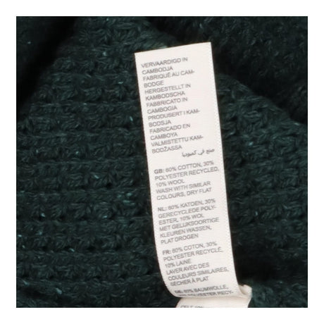 Sadie Longline Edge To Edge Green Knitted Cardigan