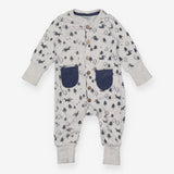 Grey Badger Sleepsuit 