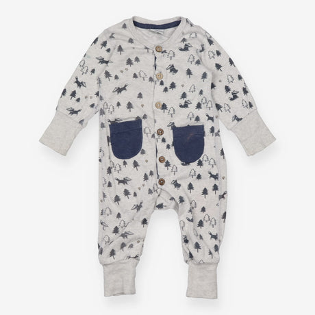 Grey Badger Sleepsuit 