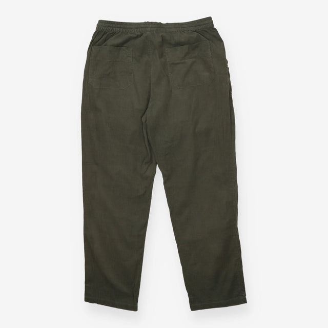 Cord Pull‑On Joggers, Khaki Green